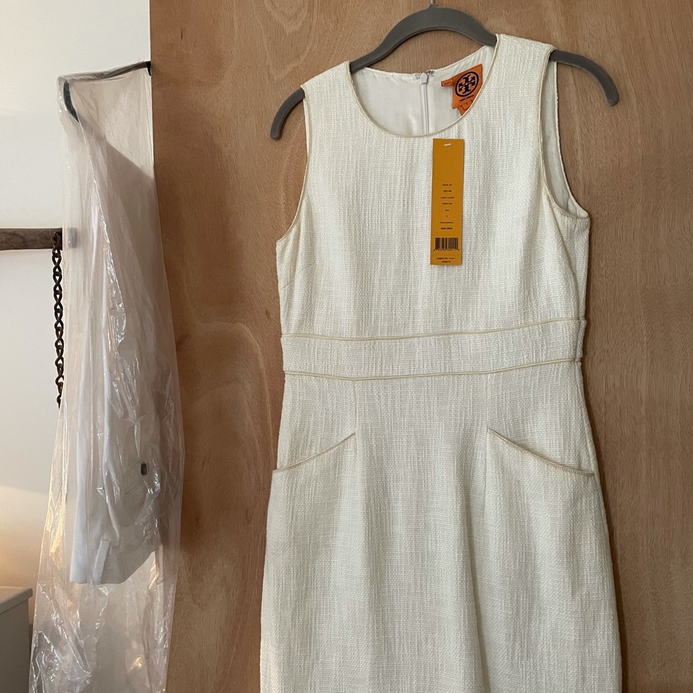 COPY - NWT Tory Burch cotton dress in white sz.6